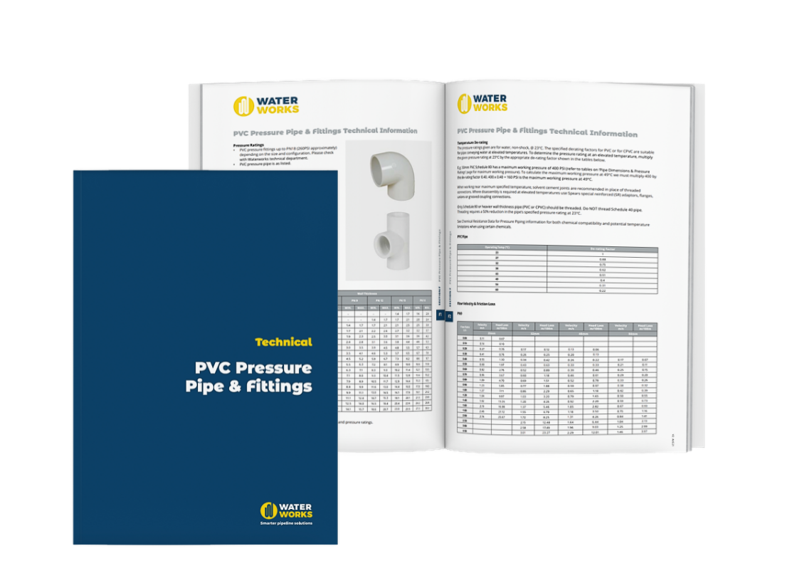 Download our PVC pressure pipes and fittings brochure