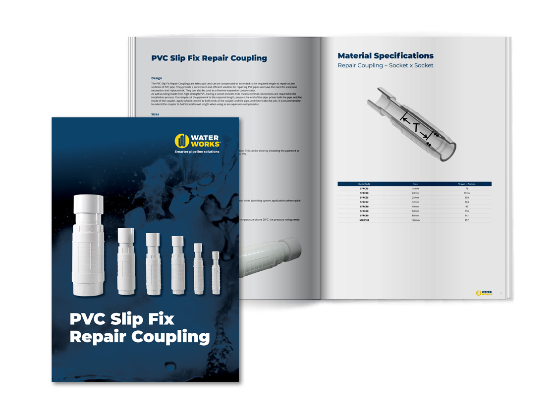 Download the PVC Slip Fix Repair Coupling Brochure